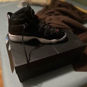 Size 10 Jordan six ring new has stock x tag in box